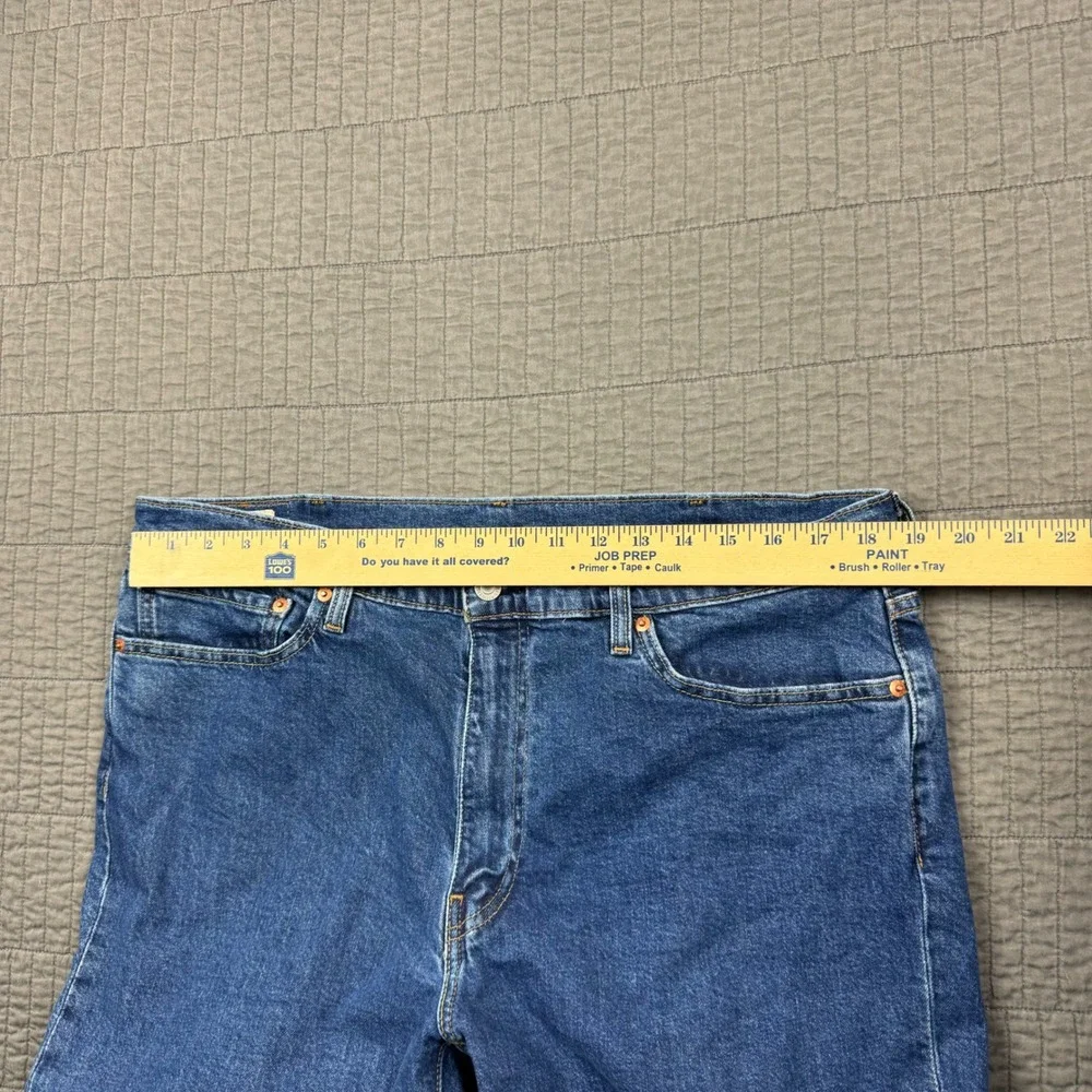 Levis Premium 541 Jeans Athletic Taper Mens 38x29 (38x28) Blue Denim Medium Wash